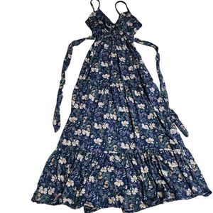 Women's Floral Maxi Dress | Tiered Long Dress